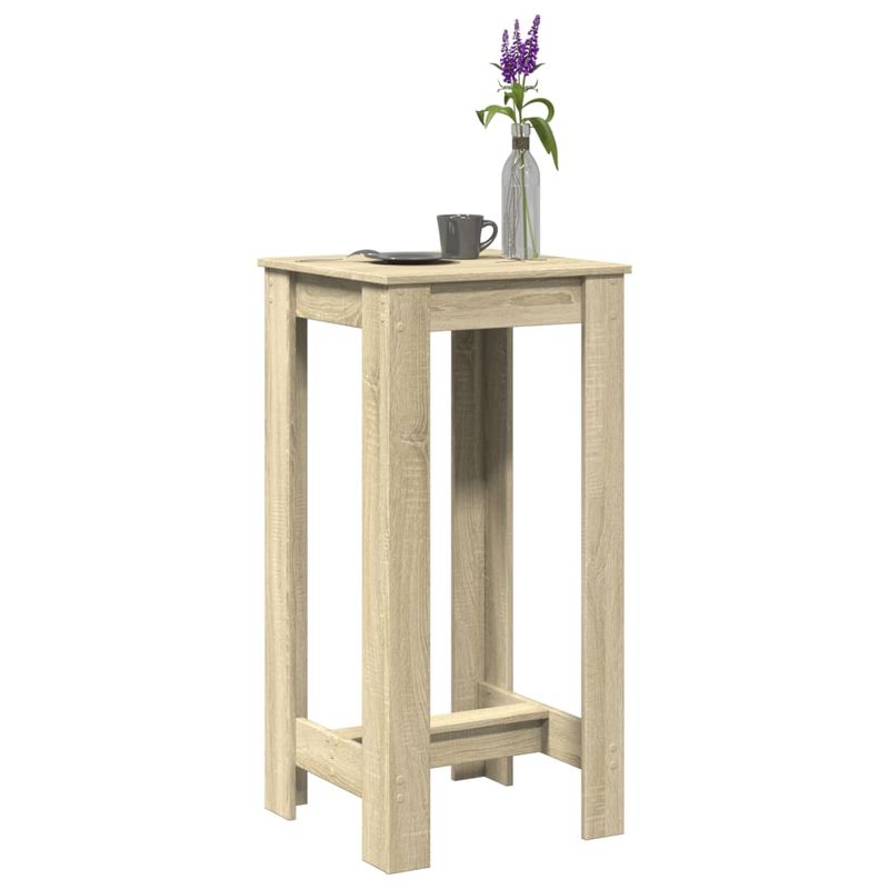 Casa si Gradina - Mobilier - Mese si birouri - Mese bucatarie si dining - Masa bar, stejar sonoma, 51x50x103,5 cm, lemn prelucrat - Infinity.ro