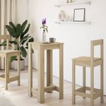 Casa si Gradina - Mobilier - Mese si birouri - Mese bucatarie si dining - Masa bar, stejar sonoma, 51x50x103,5 cm, lemn prelucrat - Infinity.ro