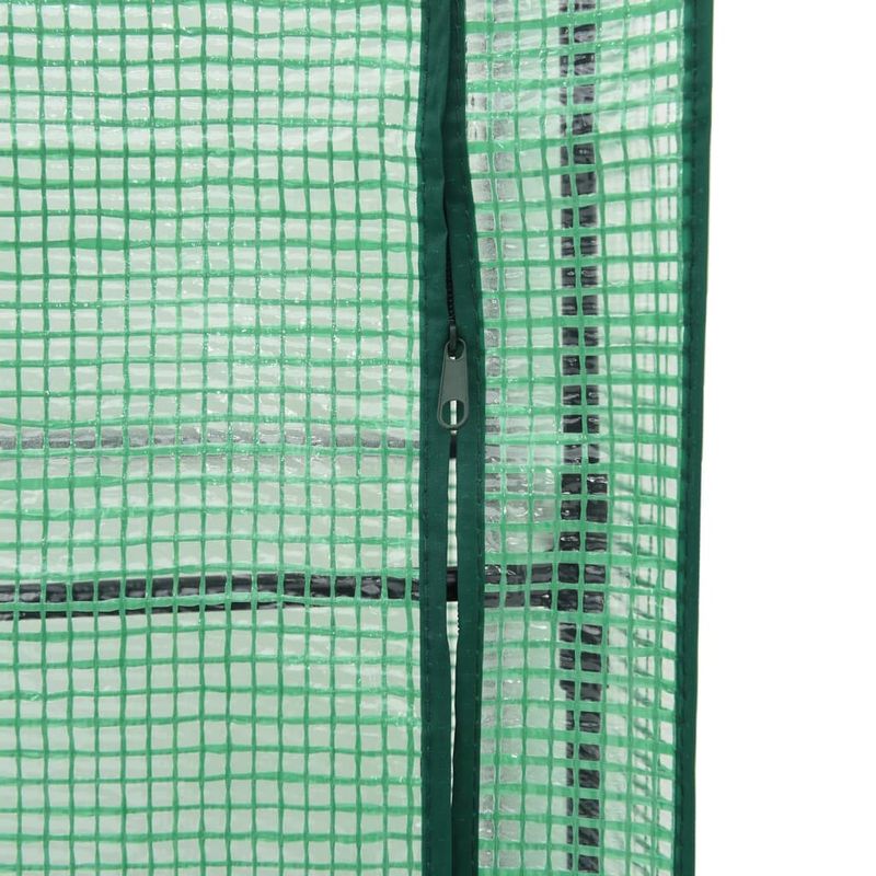 Casa si Gradina - Gradinarit si plante - Plante si ghivece - Ghivece si suporturi - Strat inaltat cu husa de sera, aspect ratan, 80x40x138 cm, maro - Infinity.ro