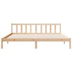 Casa si Gradina - Mobilier - Paturi si accesorii - Paturi - Cadru pat foarte lung fara saltea, 200x220 cm, lemn masiv pin - Infinity.ro