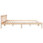 Casa si Gradina - Mobilier - Paturi si accesorii - Paturi - Cadru pat foarte lung fara saltea, 200x220 cm, lemn masiv pin - Infinity.ro