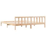 Casa si Gradina - Mobilier - Paturi si accesorii - Paturi - Cadru pat foarte lung fara saltea, 200x220 cm, lemn masiv pin - Infinity.ro
