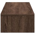 Laptop, Telefoane si Tablete - Laptopuri si accesorii - Accesorii Laptop - Standuri/Coolere notebook - Suport monitor cu sertare, stejar maro, 100x27x15 cm, lemn - Infinity.ro