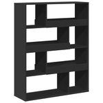 Casa si Gradina - Mobilier - Biblioteci si rafturi - Biblioteci - Biblioteca, negru, 100x33x125,5 cm, lemn prelucrat - Infinity.ro