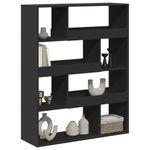Casa si Gradina - Mobilier - Biblioteci si rafturi - Biblioteci - Biblioteca, negru, 100x33x125,5 cm, lemn prelucrat - Infinity.ro