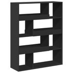 Casa si Gradina - Mobilier - Biblioteci si rafturi - Biblioteci - Biblioteca, negru, 100x33x125,5 cm, lemn prelucrat - Infinity.ro