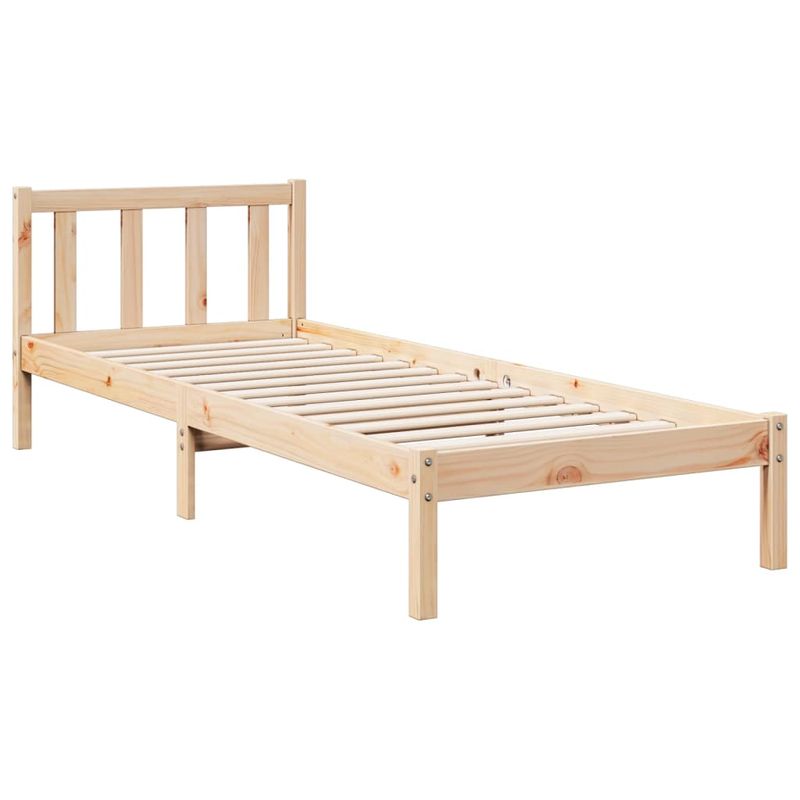 Casa si Gradina - Mobilier - Paturi si accesorii - Paturi - Cadru de pat foarte lung fara saltea, 80x210 cm, lemn masiv pin - Infinity.ro