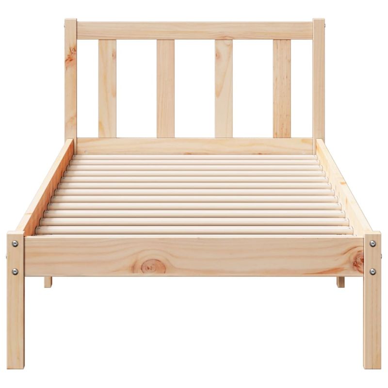 Casa si Gradina - Mobilier - Paturi si accesorii - Paturi - Cadru de pat foarte lung fara saltea, 80x210 cm, lemn masiv pin - Infinity.ro