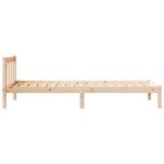 Casa si Gradina - Mobilier - Paturi si accesorii - Paturi - Cadru de pat foarte lung fara saltea, 80x210 cm, lemn masiv pin - Infinity.ro