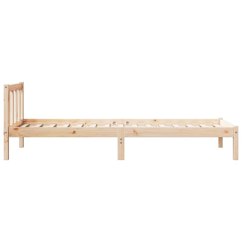 Casa si Gradina - Mobilier - Paturi si accesorii - Paturi - Cadru de pat foarte lung fara saltea, 80x210 cm, lemn masiv pin - Infinity.ro