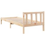 Casa si Gradina - Mobilier - Paturi si accesorii - Paturi - Cadru de pat foarte lung fara saltea, 80x210 cm, lemn masiv pin - Infinity.ro