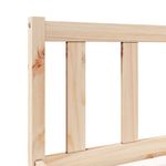 Casa si Gradina - Mobilier - Paturi si accesorii - Paturi - Cadru de pat foarte lung fara saltea, 80x210 cm, lemn masiv pin - Infinity.ro