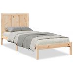 Casa si Gradina - Mobilier - Paturi si accesorii - Paturi - Cadru pat foarte lung fara saltea, 100x220 cm, lemn masiv - Infinity.ro