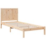 Casa si Gradina - Mobilier - Paturi si accesorii - Paturi - Cadru pat foarte lung fara saltea, 100x220 cm, lemn masiv - Infinity.ro