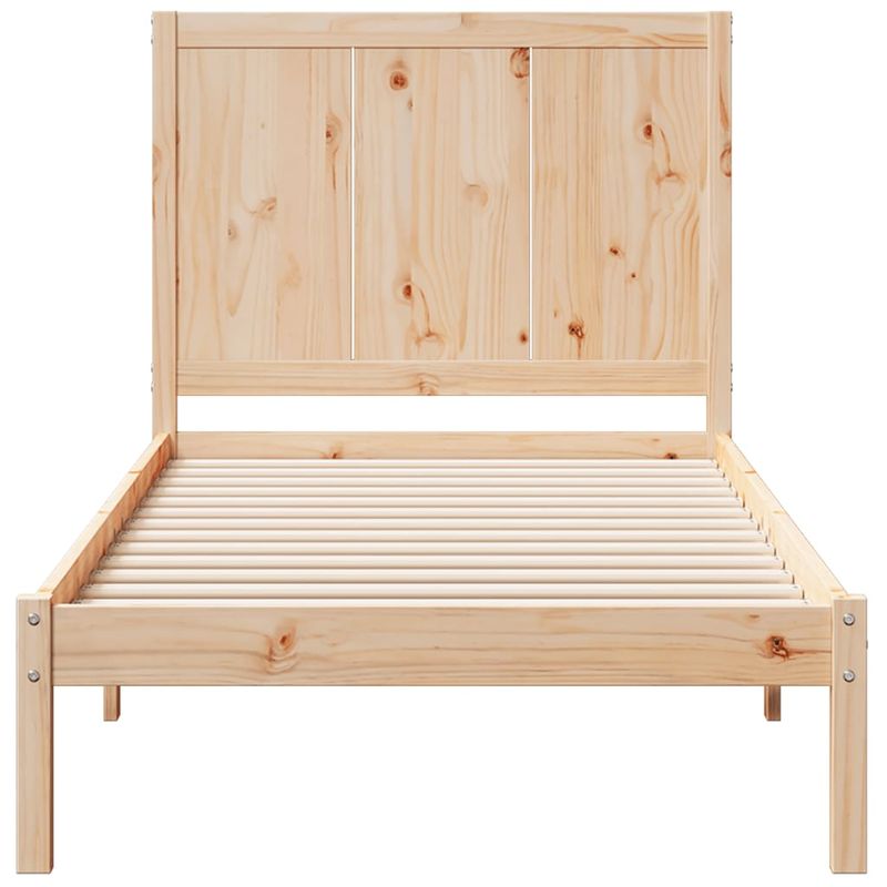 Casa si Gradina - Mobilier - Paturi si accesorii - Paturi - Cadru pat foarte lung fara saltea, 100x220 cm, lemn masiv - Infinity.ro