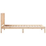 Casa si Gradina - Mobilier - Paturi si accesorii - Paturi - Cadru pat foarte lung fara saltea, 100x220 cm, lemn masiv - Infinity.ro