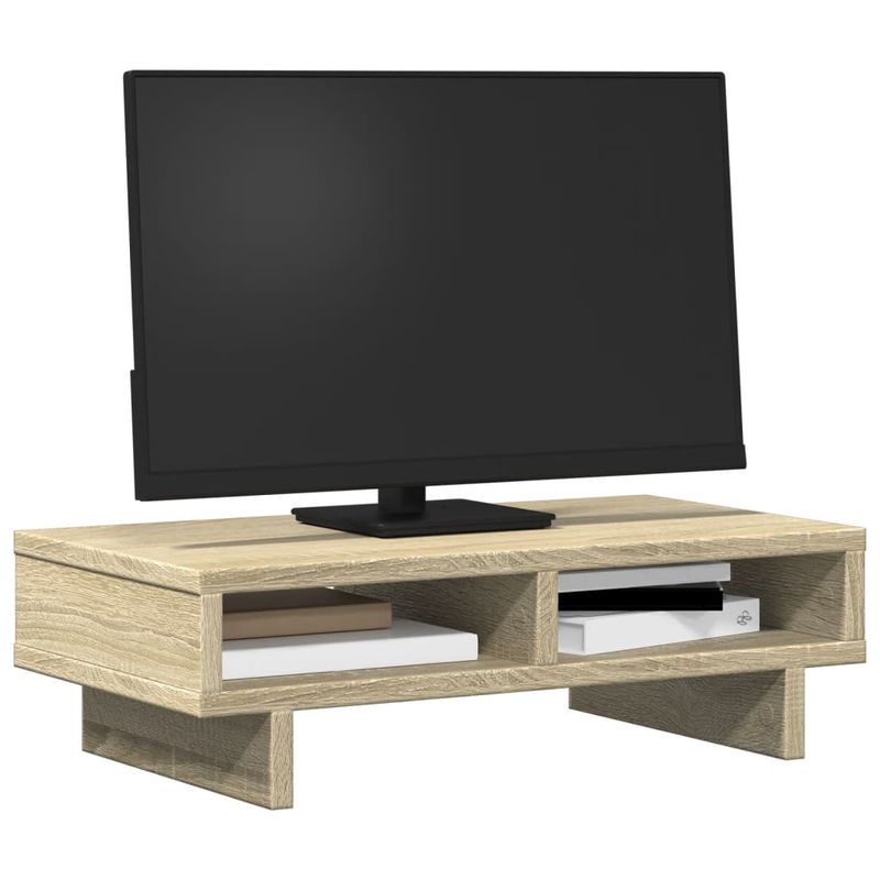 PC, gaming si accesorii - Desktop PC & monitoare - Accesorii monitoare - Suport de monitor, stejar sonoma, 50x27x15 cm, lemn prelucrat - Infinity.ro