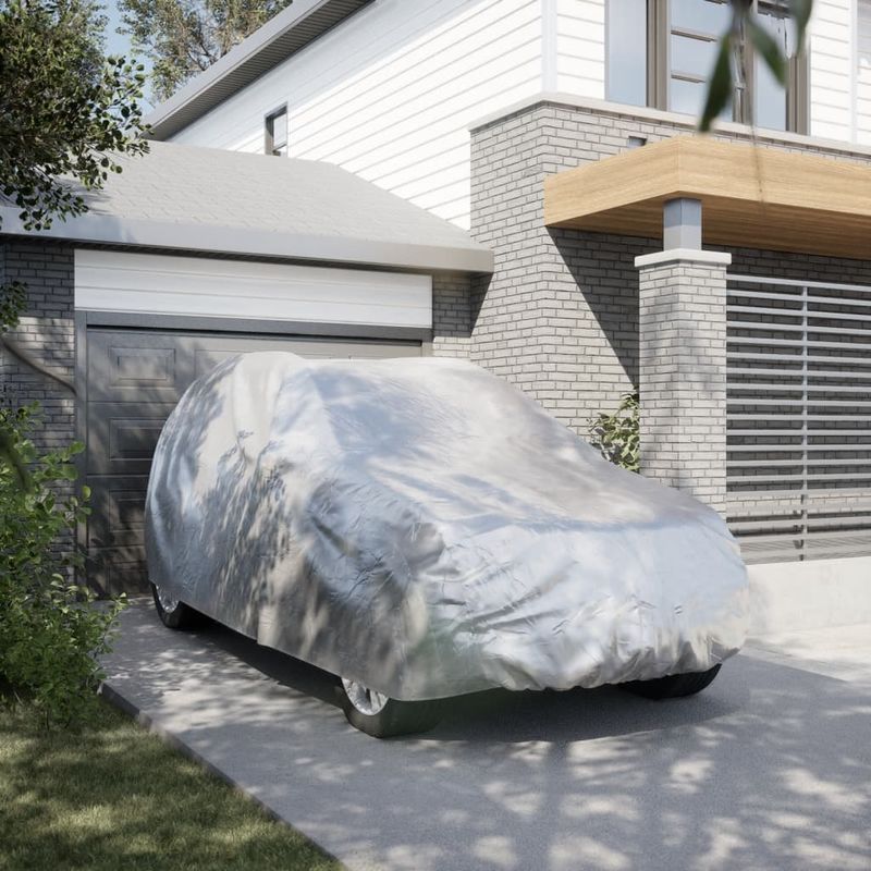 Auto si Moto - Intretinere auto - Huse auto - Husa auto SUV, curele cu catarama, complet, argintiu M PEVA - Infinity.ro