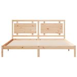 Casa si Gradina - Mobilier - Paturi si accesorii - Paturi - Cadru pat foarte lung fara saltea, 200x210 cm, lemn masiv - Infinity.ro