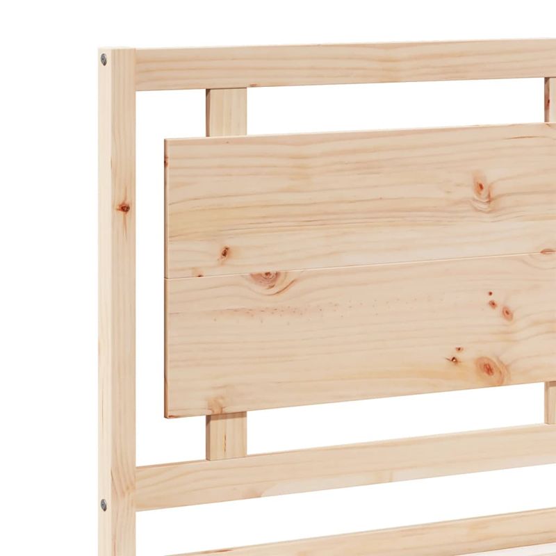 Casa si Gradina - Mobilier - Paturi si accesorii - Paturi - Cadru pat foarte lung fara saltea, 200x210 cm, lemn masiv - Infinity.ro