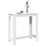 Casa si Gradina - Mobilier - Mese si birouri - Mese bucatarie si dining - Masa de bar, alb, 102x50x103,5 cm, lemn prelucrat - Infinity.ro