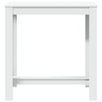 Casa si Gradina - Mobilier - Mese si birouri - Mese bucatarie si dining - Masa de bar, alb, 102x50x103,5 cm, lemn prelucrat - Infinity.ro