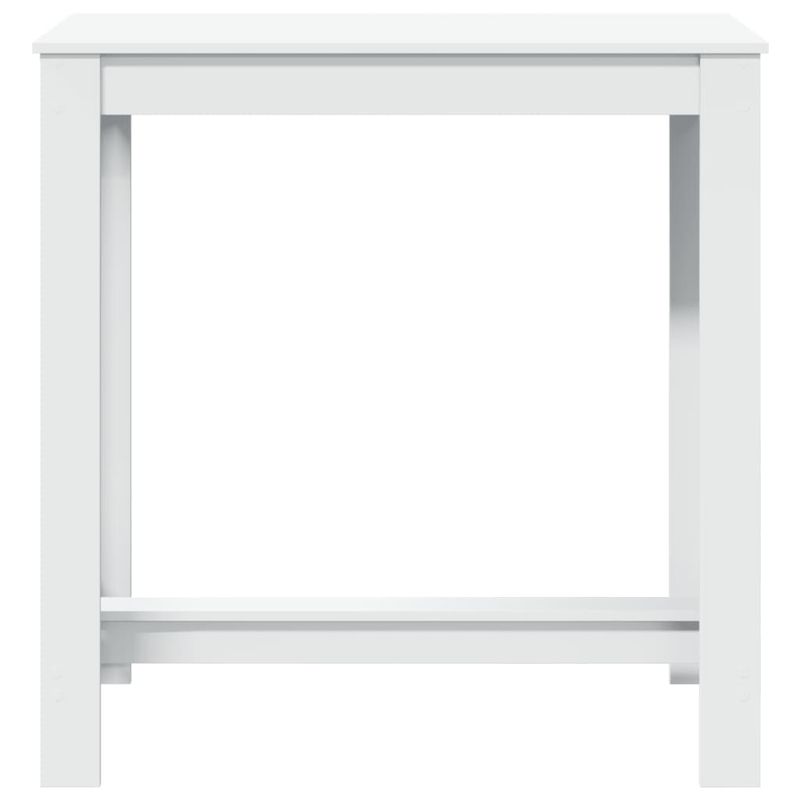 Casa si Gradina - Mobilier - Mese si birouri - Mese bucatarie si dining - Masa de bar, alb, 102x50x103,5 cm, lemn prelucrat - Infinity.ro