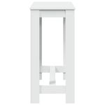 Casa si Gradina - Mobilier - Mese si birouri - Mese bucatarie si dining - Masa de bar, alb, 102x50x103,5 cm, lemn prelucrat - Infinity.ro