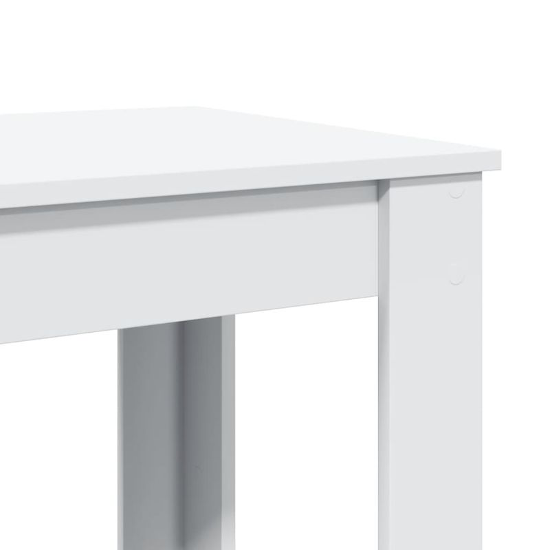 Casa si Gradina - Mobilier - Mese si birouri - Mese bucatarie si dining - Masa de bar, alb, 102x50x103,5 cm, lemn prelucrat - Infinity.ro
