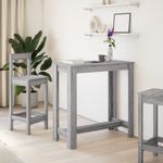 Casa si Gradina - Mobilier - Mese si birouri - Mese bucatarie si dining - Masa de bar, Sonoma gri, 102x50x103,5 cm, lemn prelucrat - Infinity.ro