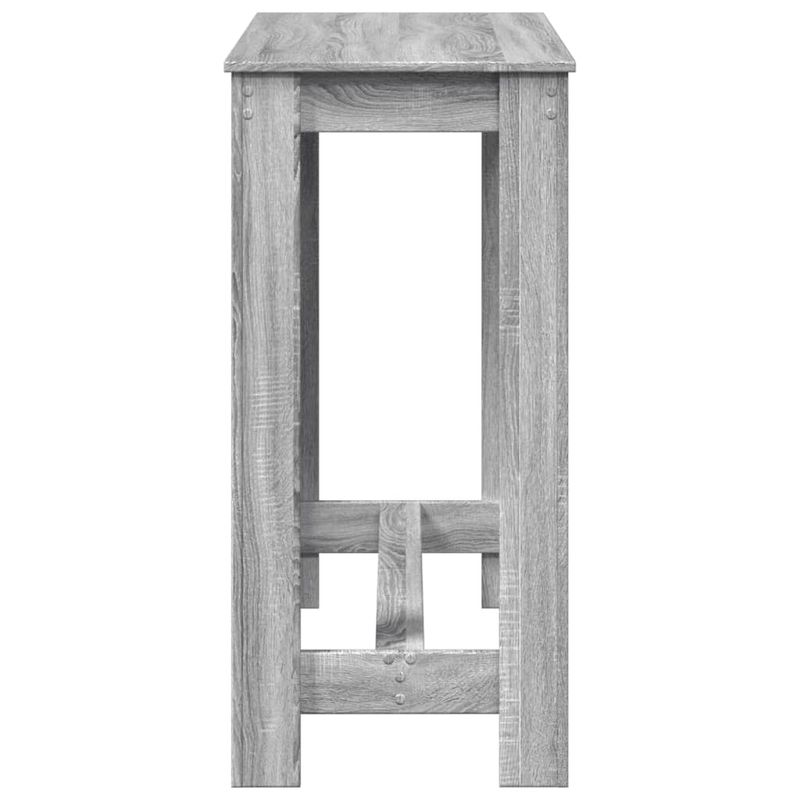 Casa si Gradina - Mobilier - Mese si birouri - Mese bucatarie si dining - Masa de bar, Sonoma gri, 102x50x103,5 cm, lemn prelucrat - Infinity.ro