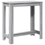 Casa si Gradina - Mobilier - Mese si birouri - Mese bucatarie si dining - Masa de bar, Sonoma gri, 102x50x103,5 cm, lemn prelucrat - Infinity.ro