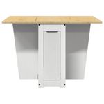 Casa si Gradina - Mobilier - Mese si birouri - Mese bucatarie si dining - Masa tip fluture pliabila „Corona”, alb, lemn masiv pin - Infinity.ro
