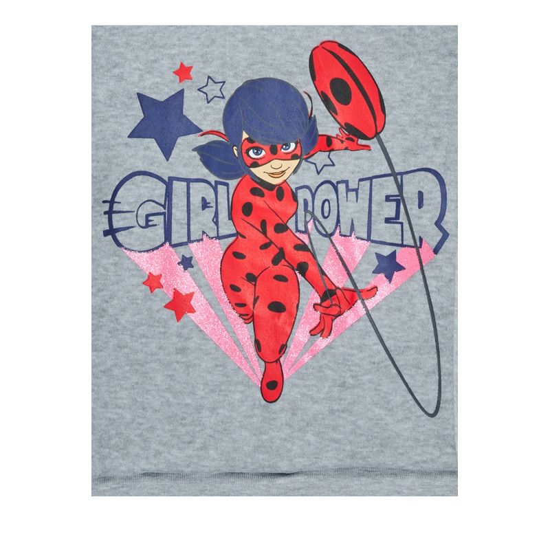 Fashion, accesorii si bijuterii - Copii - Imbracaminte copii - Treninguri si compleuri copii - Trening fete Miraculous Ladybug SHU1101 110 CM Gri 5 ani - Infinity.ro