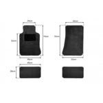Auto si Moto - Intretinere auto - Covorase auto - Set 4 covorase auto, universale, material textil - Infinity.ro