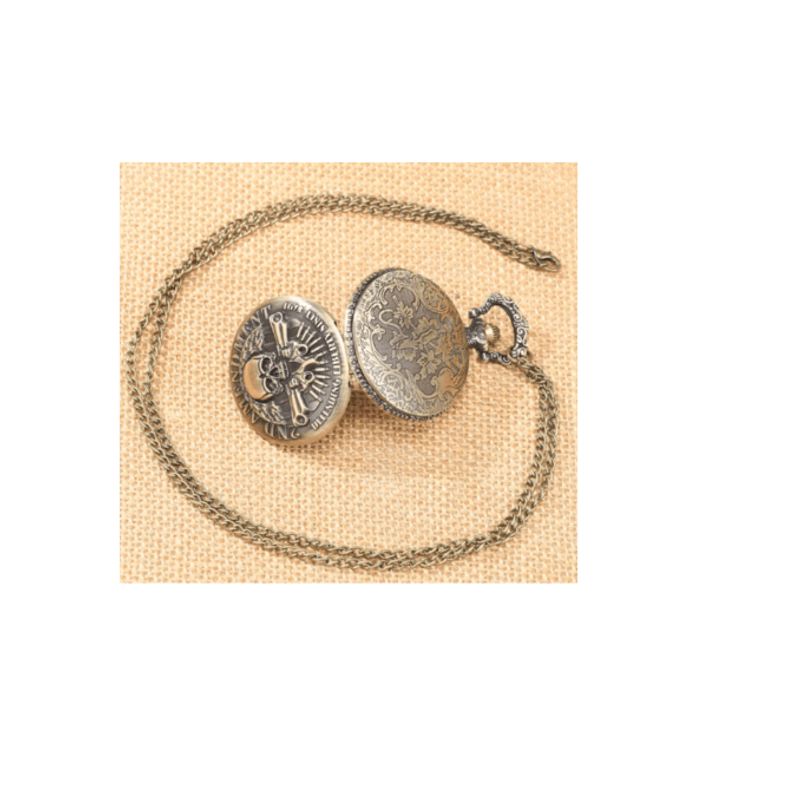 Fashion, accesorii si bijuterii - Barbati - Bijuterii barbati - Ceasuri barbati - Ceas de Buzunar Vintage Cu Lant - Infinity.ro