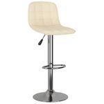 Casa si Gradina - Mobilier - Scaune si fotolii - Scaune - Scaune de bar, 2 buc., crem, material textil - Infinity.ro