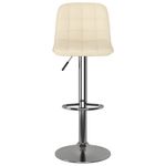 Casa si Gradina - Mobilier - Scaune si fotolii - Scaune - Scaune de bar, 2 buc., crem, material textil - Infinity.ro