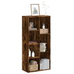 Casa si Gradina - Mobilier - Biblioteci si rafturi - Biblioteci - Biblioteca, stejar fumuriu, 50x25x105 cm, lemn prelucrat - Infinity.ro