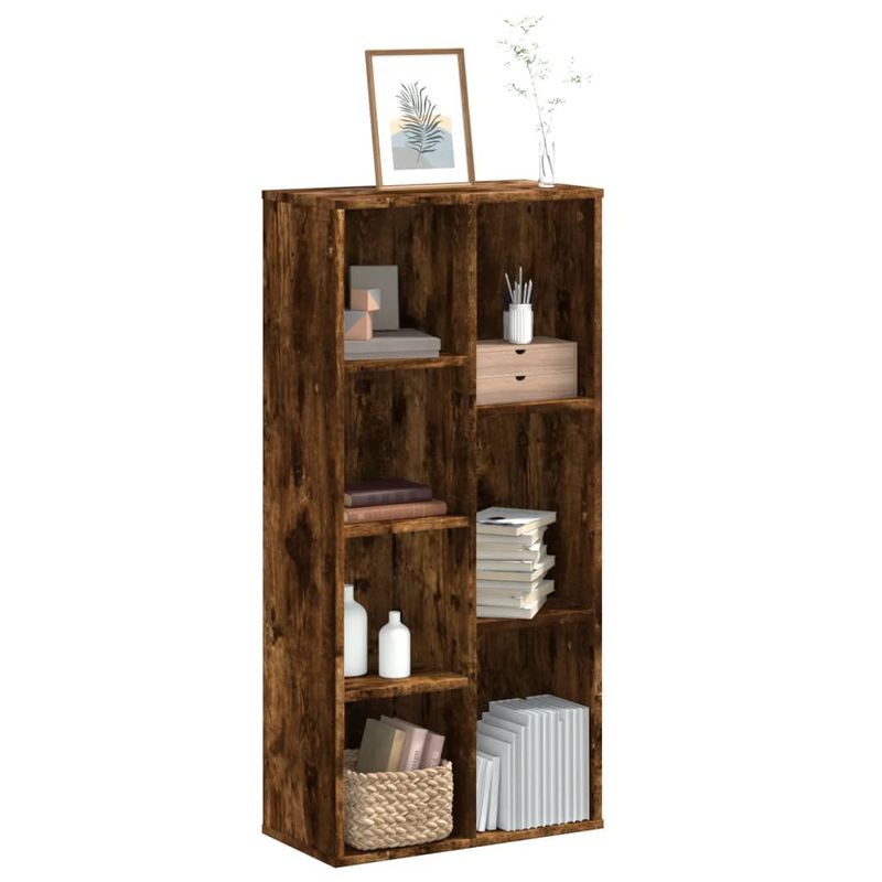 Casa si Gradina - Mobilier - Biblioteci si rafturi - Biblioteci - Biblioteca, stejar fumuriu, 50x25x105 cm, lemn prelucrat - Infinity.ro