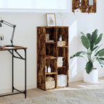 Casa si Gradina - Mobilier - Biblioteci si rafturi - Biblioteci - Biblioteca, stejar fumuriu, 50x25x105 cm, lemn prelucrat - Infinity.ro