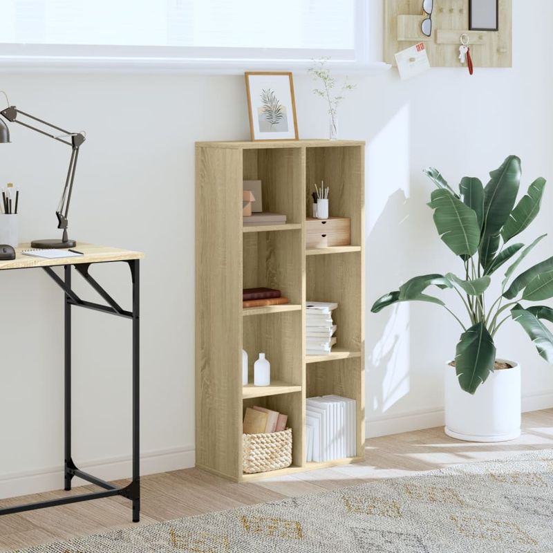 Casa si Gradina - Mobilier - Biblioteci si rafturi - Biblioteci - Biblioteca, stejar sonoma, 50x25x105 cm, lemn prelucrat - Infinity.ro