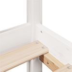 Casa si Gradina - Mobilier - Paturi si accesorii - Paturi - Cadru de pat fara saltea, alb, 140x200 cm, lemn masiv pin - Infinity.ro