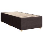 Casa si Gradina - Mobilier - Paturi si accesorii - Paturi - Pat box spring cu saltea, maro inchis, 80x200 cm, textil - Infinity.ro