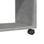 Casa si Gradina - Mobilier - Mobilier baie - Comode baie - Dulap cu roti, gri beton, 72x33x42,5 cm, lemn prelucrat - Infinity.ro