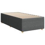 Casa si Gradina - Mobilier - Paturi si accesorii - Paturi - Pat box spring cu saltea, gri inchis, 80x200 cm, textil - Infinity.ro