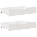 Casa si Gradina - Mobilier - Paturi si accesorii - Paturi - Cadru de pat fara saltea, alb, 150x200 cm, lemn masiv pin - Infinity.ro