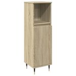 Casa si Gradina - Mobilier - Seturi de mobilier - Seturi baie - Set mobilier de baie, 3 piese, stejar sonoma, lemn prelucrat - Infinity.ro