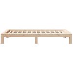 Casa si Gradina - Mobilier - Paturi si accesorii - Paturi - Cadru pat fara saltea, 100x200 cm, lemn masiv pin - Infinity.ro
