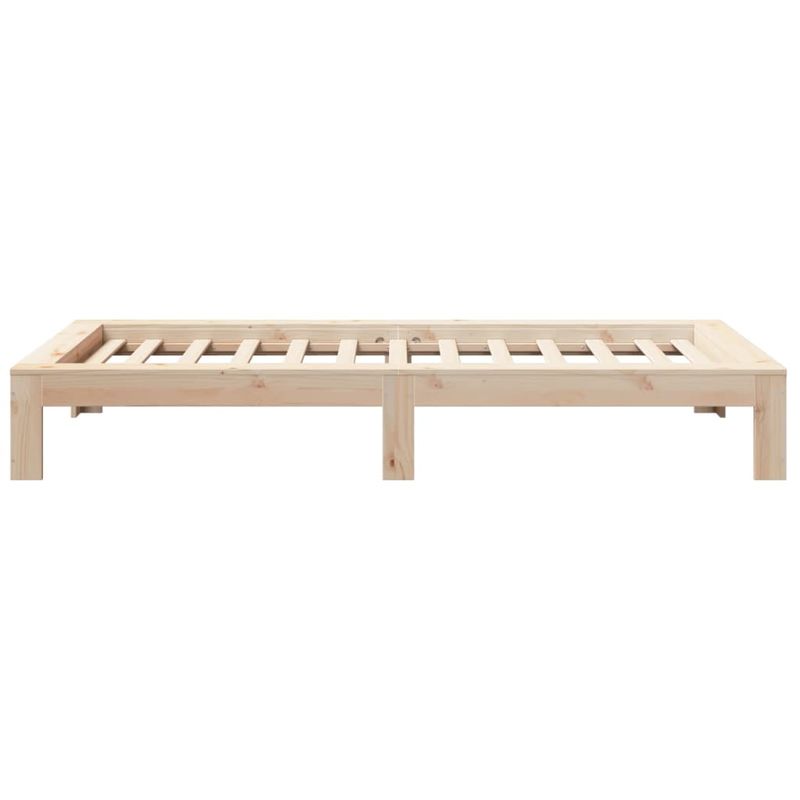 Casa si Gradina - Mobilier - Paturi si accesorii - Paturi - Cadru pat fara saltea, 100x200 cm, lemn masiv pin - Infinity.ro